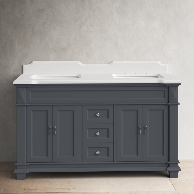 Birch Lane™ Ensa 60" Double Bathroom Vanity Set & Reviews Wayfair